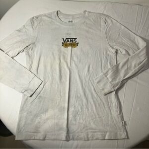 Vans White Long Sleeve Shirt